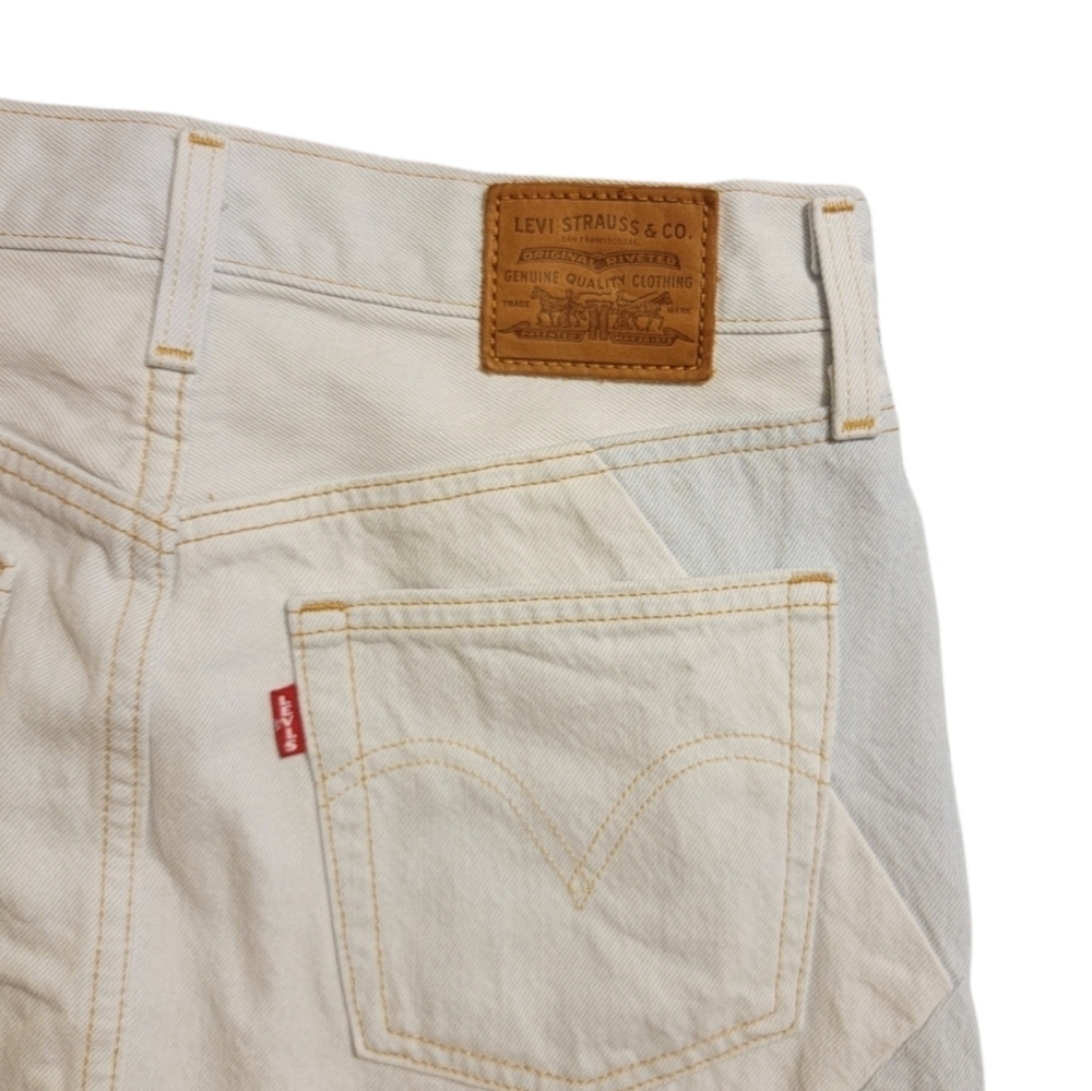 Levi's Premium Patchwork Light Wash High-Waisted … - image 5